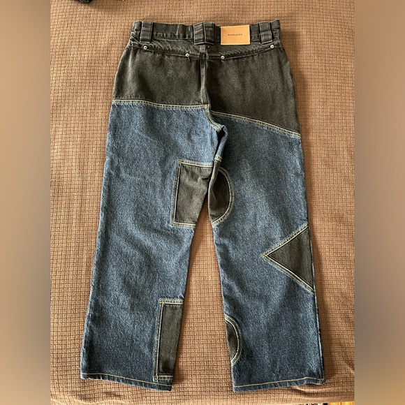 Barragan two-tone high waisted pants - Picture 2 of 7